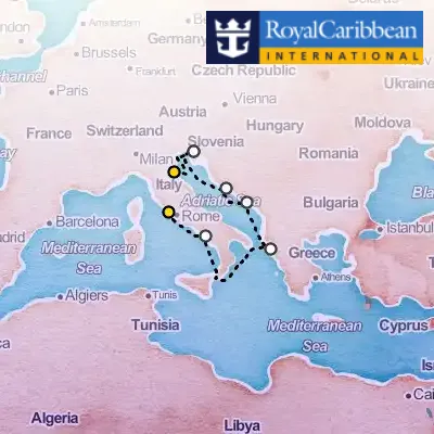 May 18th, 2026  - Italy & Croatia & the Adriatic Cruise on the Royal Caribbean Brilliance of the Seas