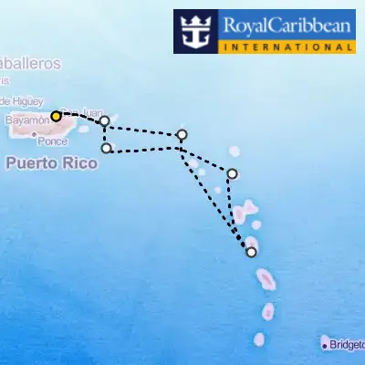 December 27th, 2026  - Southern Caribbean Holiday on the Royal Caribbean Brilliance of the Seas