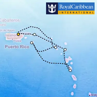 March 14th, 2027  - Southern Caribbean Cruise on the Royal Caribbean Brilliance of the Seas