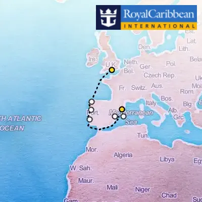 August 22nd, 2025  - Spain & Portugal Cruise on the Royal Caribbean Brilliance of the Seas