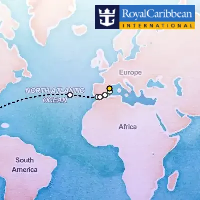 April 23rd, 2026  - Spain & Portugal Transatlantic Cruise on the Royal Caribbean Explorer of the Seas