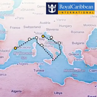 September 13th, 2025  - Italy, France & Croatia Cruise on the Royal Caribbean Explorer of the Seas