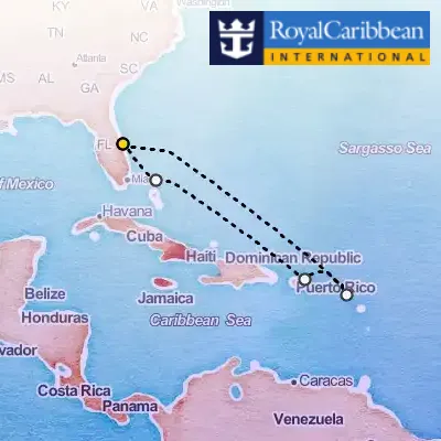 April 3rd, 2027  - Eastern Caribbean & Perfect Day Cruise on the Royal Caribbean Harmony of the Seas
