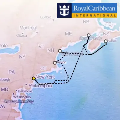 October 1st, 2026  - Canada & New England Cruise on the Royal Caribbean Independence of the Seas