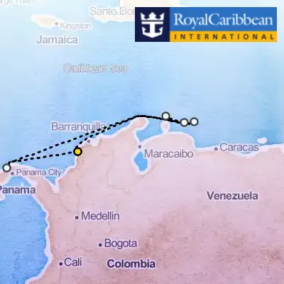 January 31st, 2027  - Southern Caribbean Cruise on the Royal Caribbean Jewel of the Seas