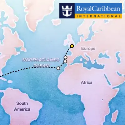October 16th, 2026  - Spain & Portugal Transatlantic Cruise on the Royal Caribbean Liberty of the Seas