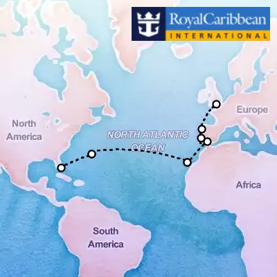 April 3rd, 2026  - Spain & Portugal Transatlantic Cruise on the Royal Caribbean Liberty of the Seas