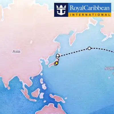 October 2nd, 2026  - Los Angeles to Tokyo Cruise on the Royal Caribbean Navigator of the Seas