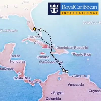April 4th, 2026  - Southern Caribbean & Perfect Day Cruise on the Royal Caribbean Oasis of the Seas