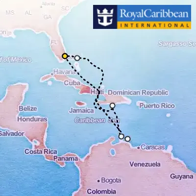 September 20th, 2025  - Southern Caribbean & Perfect Day Cruise on the Royal Caribbean Oasis of the Seas