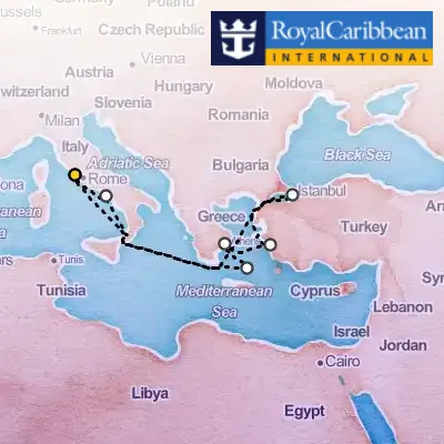 October 12th, 2025  - Greece, Turkey & Italy Cruise on the Royal Caribbean Odyssey of the Seas