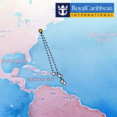 March 1st, 2026  - Southern Caribbean Cruise on the Royal Caribbean Odyssey of the Seas