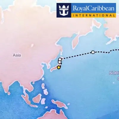 May 1st, 2026  - Tokyo to Vancouver Cruise on the Royal Caribbean Ovation of the Seas