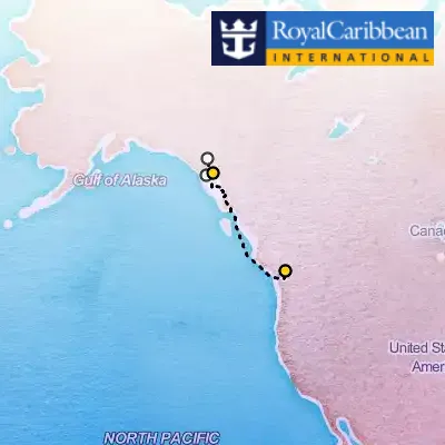 June 5th, 2026  - Southbound Alaska & Hubbard Glacier Cruise on the Royal Caribbean Ovation of the Seas