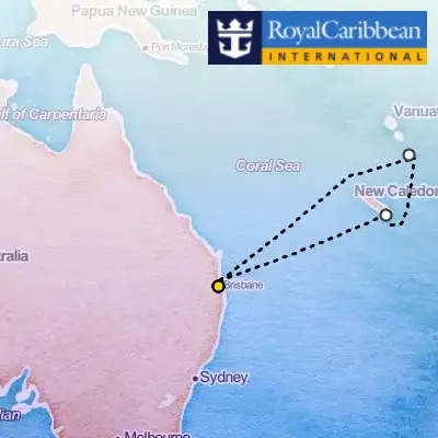 March 5th, 2027  - South Pacific Cruise on the Royal Caribbean Quantum of the Seas