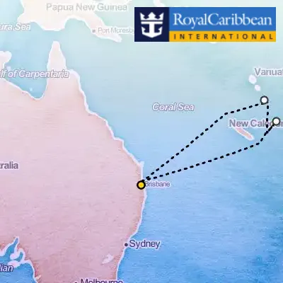 October 30th, 2026  - South Pacific Cruise on the Royal Caribbean Quantum of the Seas