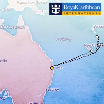 April 3rd, 2027  - South Pacific Cruise on the Royal Caribbean Quantum of the Seas