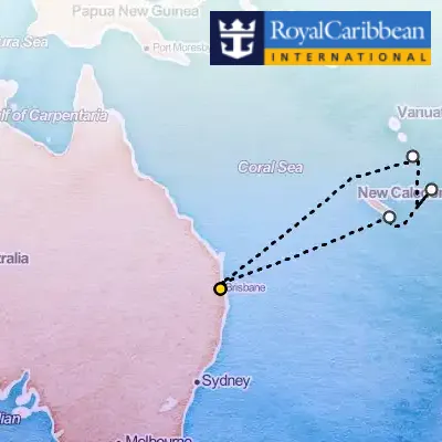 December 4th, 2026  - South Pacific Cruise on the Royal Caribbean Quantum of the Seas
