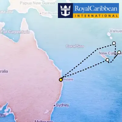 October 22nd, 2026  - South Pacific Cruise on the Royal Caribbean Quantum of the Seas