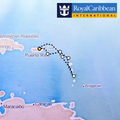 January 9th, 2027  - Southern Caribbean Cruise on the Royal Caribbean Radiance of the Seas