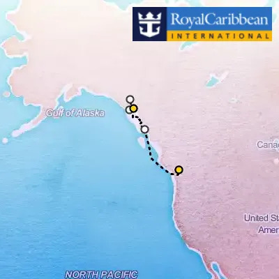 August 29th, 2025  - Southbound Alaska & Hubbard Glacier Cruise on the Royal Caribbean Radiance of the Seas