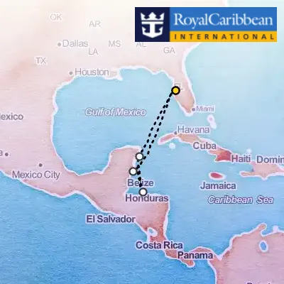 January 17th, 2027  - Western Caribbean Cruise on the Royal Caribbean Rhapsody of the Seas