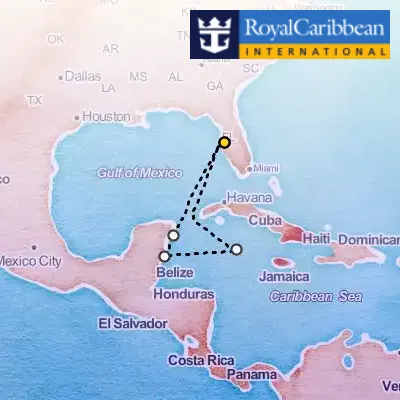 January 2nd, 2027  - Western Caribbean Cruise on the Royal Caribbean Rhapsody of the Seas