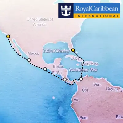September 19th, 2025  - Panama Canal Eastward Cruise on the Royal Caribbean Serenade of the Seas
