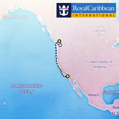 May 5th, 2026  - Pacific Coastal Cruise on the Royal Caribbean Serenade of the Seas