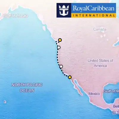 September 27th, 2026  - Pacific Coastal Cruise on the Royal Caribbean Serenade of the Seas
