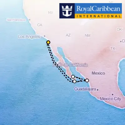 January 28th, 2027  - Cabo, Mazatlan & La Paz Cruise on the Royal Caribbean Serenade of the Seas