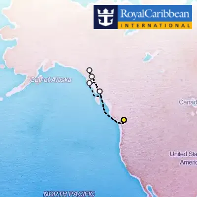 August 23rd, 2026  - Alaska Inside Passage Cruise on the Royal Caribbean Serenade of the Seas
