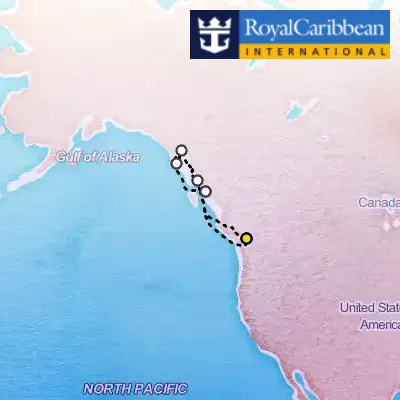 September 13th, 2026  - Alaska Inside Passage Cruise on the Royal Caribbean Serenade of the Seas