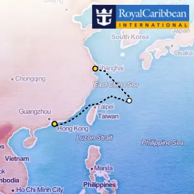 January 19th, 2027  - Okinawa Cruise on the Royal Caribbean Spectrum of the Seas