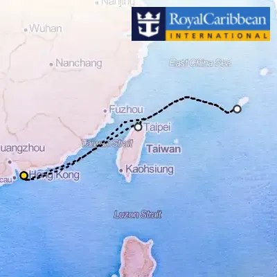 December 6th, 2026  - Okinawa & Taipei Cruise on the Royal Caribbean Spectrum of the Seas