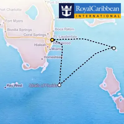 February 8th, 2027  - Bahamas & Perfect Day Cruise on the Royal Caribbean Vision of the Seas
