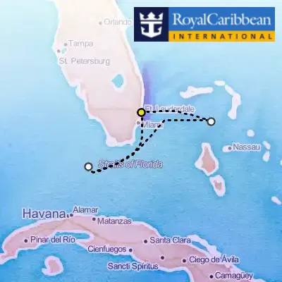 February 22nd, 2027  - Key West & Perfect Day Cruise on the Royal Caribbean Vision of the Seas