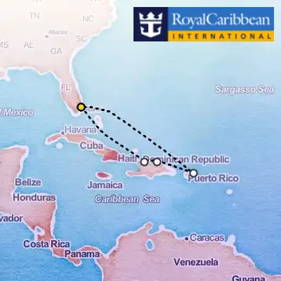 December 28th, 2026  - Eastern Caribbean Holiday on the Royal Caribbean Vision of the Seas