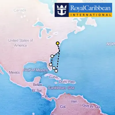 February 5th, 2026  - Southeast Coast & Bahamas Cruise on the Royal Caribbean Vision of the Seas
