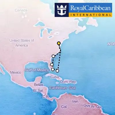 January 16th, 2026  - Southeast Coast & Bahamas Cruise on the Royal Caribbean Vision of the Seas