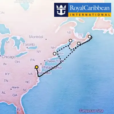 October 23rd, 2025  - Canada & New England Cruise on the Royal Caribbean Vision of the Seas