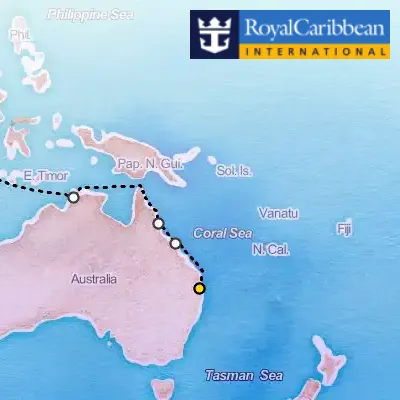 December 1st, 2025  - Singapore to Brisbane Cruise on the Royal Caribbean Voyager of the Seas