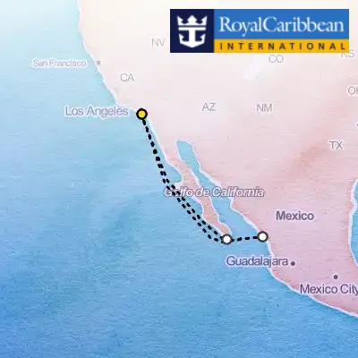 December 11th, 2026  - Cabo Overnight & Mazatlan Cruise on the Royal Caribbean Voyager of the Seas