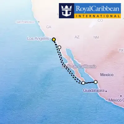February 19th, 2027  - Ensenada, Cabo & Mazatlan Cruise on the Royal Caribbean Voyager of the Seas