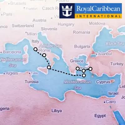 September 29th, 2025  - Greek Isles Cruise on the Royal Caribbean Voyager of the Seas