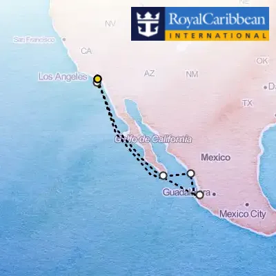 October 8th, 2026  - Cabo & Mazatlan & Vallarta & Catalina Cruise on the Royal Caribbean Voyager of the Seas