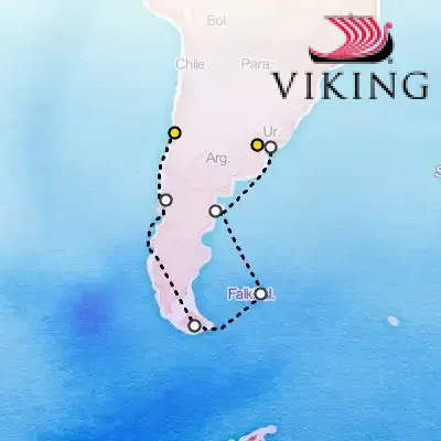December 19th, 2026  - South America & the Chilean Fjords Cruise on the Viking Ocean Cruises Viking Jupiter