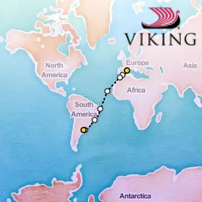 November 8th, 2025  - Southern Atlantic Crossing on the Viking Ocean Cruises Viking Jupiter