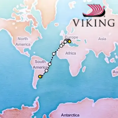 November 1st, 2025  - The Mediterranean & South Atlantic Cruise on the Viking Ocean Cruises Viking Jupiter