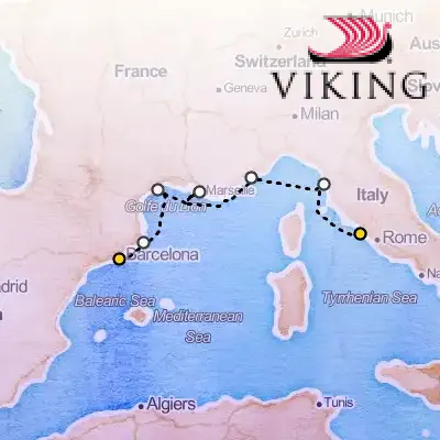 November 1st, 2025  - Iconic Western Mediterranean Cruise on the Viking Ocean Cruises Viking Jupiter